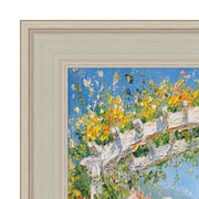 30x36 Frame Contemporary Silver Leaf Picture Frame