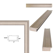 Contemporary Silver Leaf Picture Frame Home Office