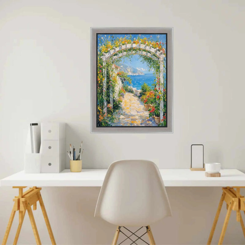 10x12 Frame Contemporary Silver With Black Picture Frame