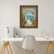 20x24 Frame Contemporary Wood Grain Honey Scoop Picture Frame