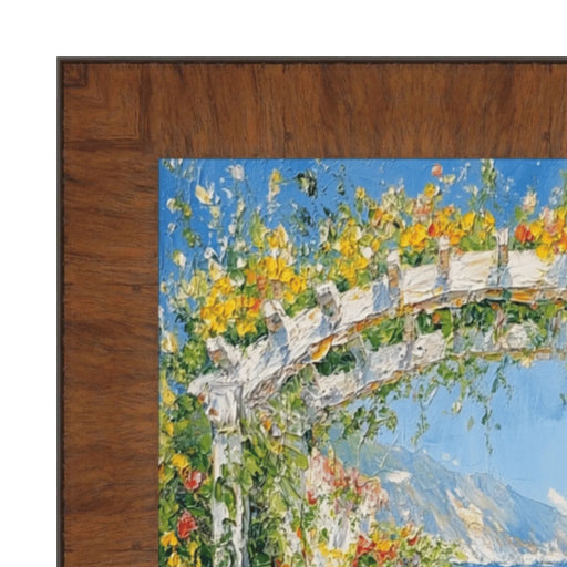 30x36 Frame Contemporary Wood Grain Honey Scoop Picture Frame