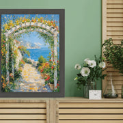 12x16 Frame Cathedral Gothic Black Picture Frame Cris Cross