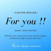 Custom Poster print with your text art framed