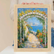 12x16 Frame Cypress Natural Oak Wood Picture Frame -