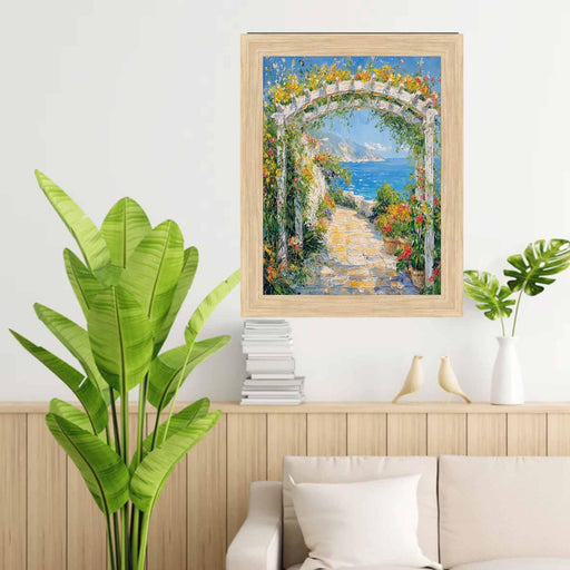 20x20 Frame Cypress Natural Oak Wood Picture Frame -