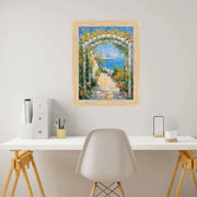 30x30 Frame Cypress Natural Oak Wood Picture Frame -