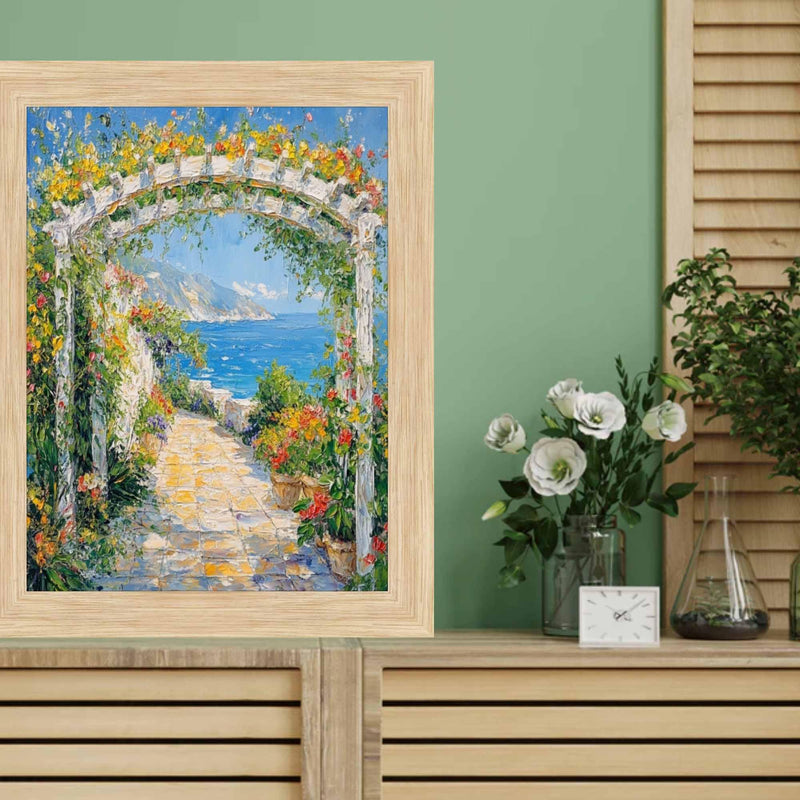 Cypress Natural Oak Wood Picture Frame 