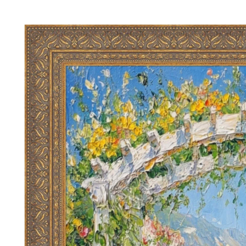 30x40 Frame Deep Antique Gold Ornate Shadowbox Picture Frame