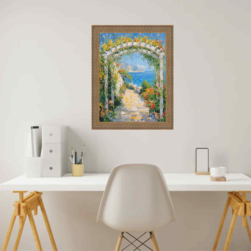 12x16 Frame Deep Antique Gold Ornate Shadowbox Picture Frame