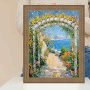 40x40 Frame Deep Antique Gold Ornate Shadowbox Picture Frame