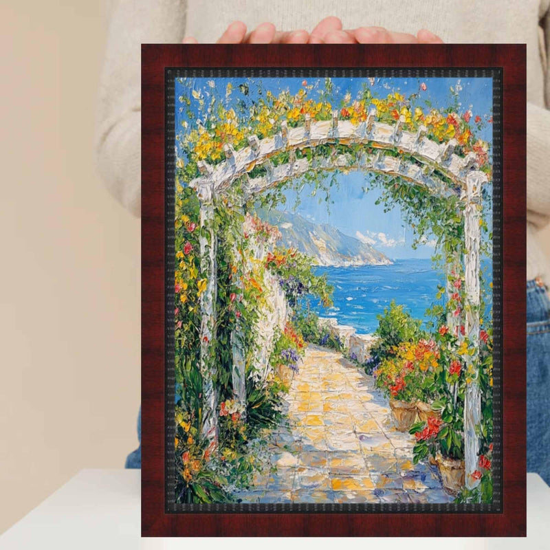 40x40 Frame Diploma Mahogany With Black Lip Picture Frame