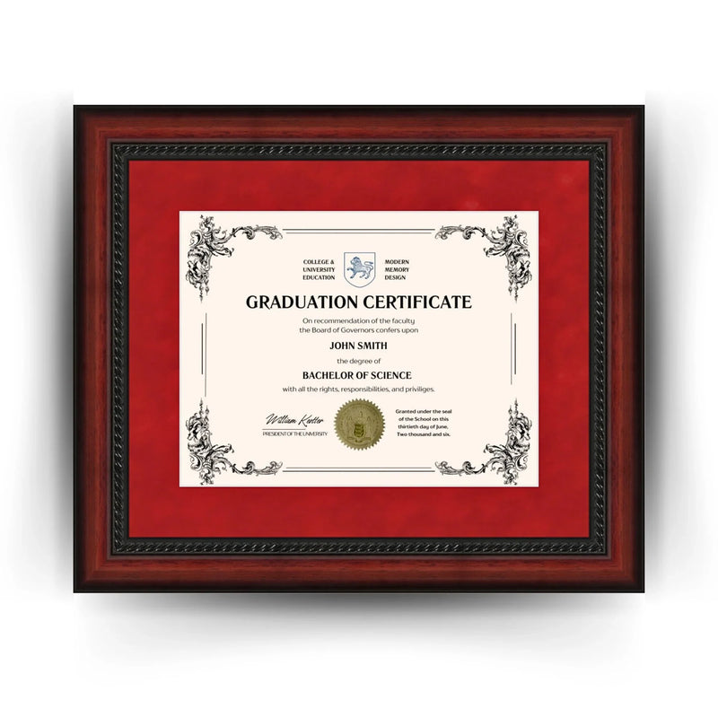 Diploma Frame Rutgers University 8.5x11 Certificate