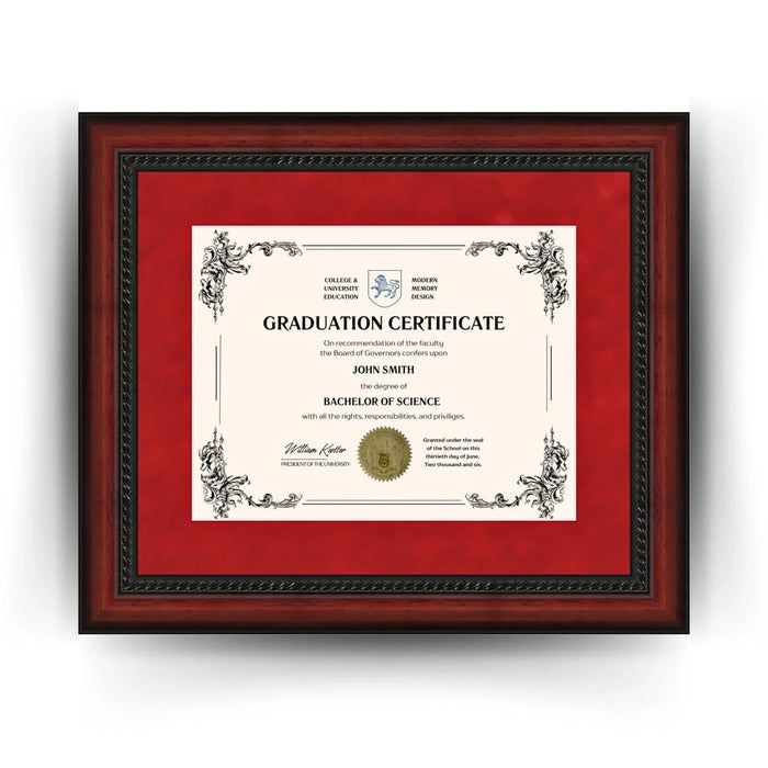 Campus Images WV999D-1185 11 X 8.5 In. Marshall University Diplomate Diploma Frame Satin Mahogany Campus Images WV999D-1185 11 X 8.5 In. Marshall University Diplomate Diploma Frame Satin Mahogany