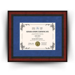 Pennsylvania State University Diploma Frame 8.5x11 Certificate Blue