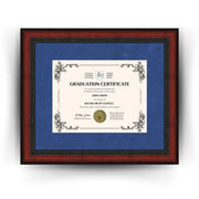Georgia State University Diploma Frame 8.5x11 Certificate Blue