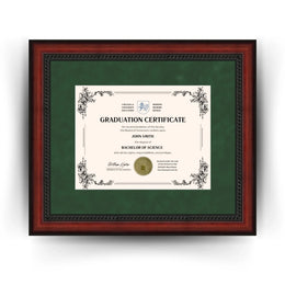 Michigan State University Diploma Frame 8.5x11 Certificate Green