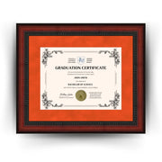 Syracuse University Diploma Frame 8.5x11 Certificate Orange