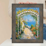 36x48 Frame Drift Wood Barnwood Black Wash Rustic Picture Frame