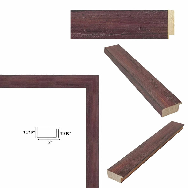 8x10 Frame Drift Wood Barnwood Hibiscus Rustic Picture Frame Wall