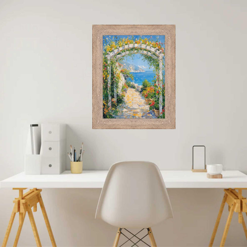 17x25 Frame Drift wood Barnwood White Wash Rustic Picture Frame Vintage