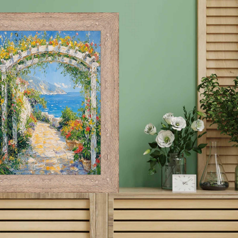 27x27 Frame Drift wood Barnwood White Wash Rustic Picture Frame Vintage