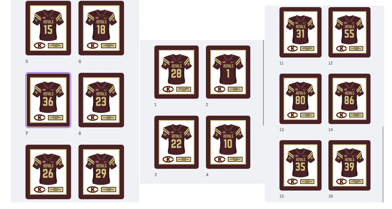 16 Frames 20x24 Prints