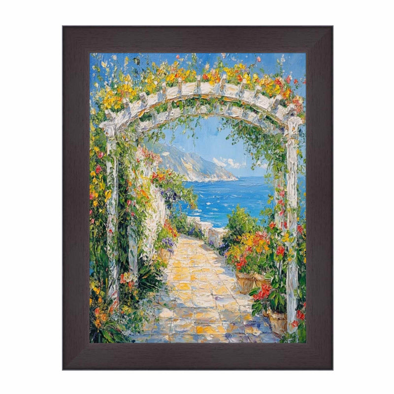 20x28 Frame Flat Coffee Bean Wood Grain Picture Frame