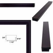 Flat Coffee Bean Wood Grain Picture Frame Home Office