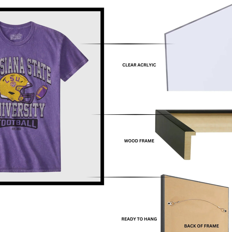 Football Shirt Frame – Modern Profile Jersey Shadow box Frame