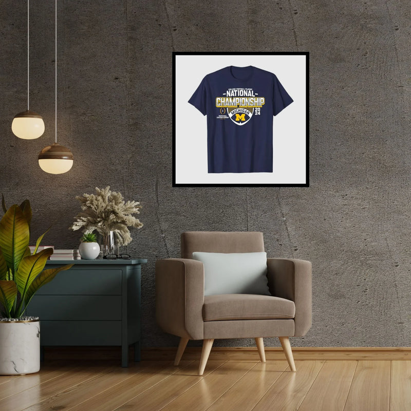 Football TShirt Frame – Modern Profile Jersey Shadow box Frame