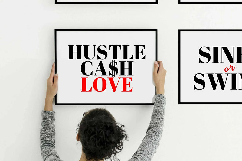 Framed quote art print sign Picture Frame Store New Jersey