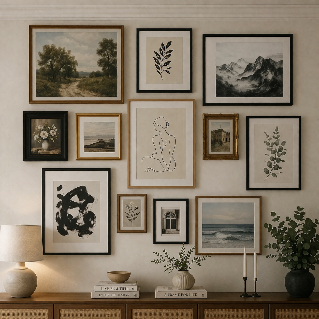 Home Decor Ideas — Wall Art, Frames & Gallery Walls