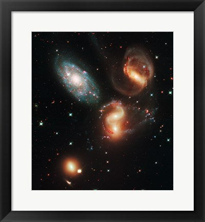 Framed Art Galactic Wreckage Wall Decor 18x24 Artwork