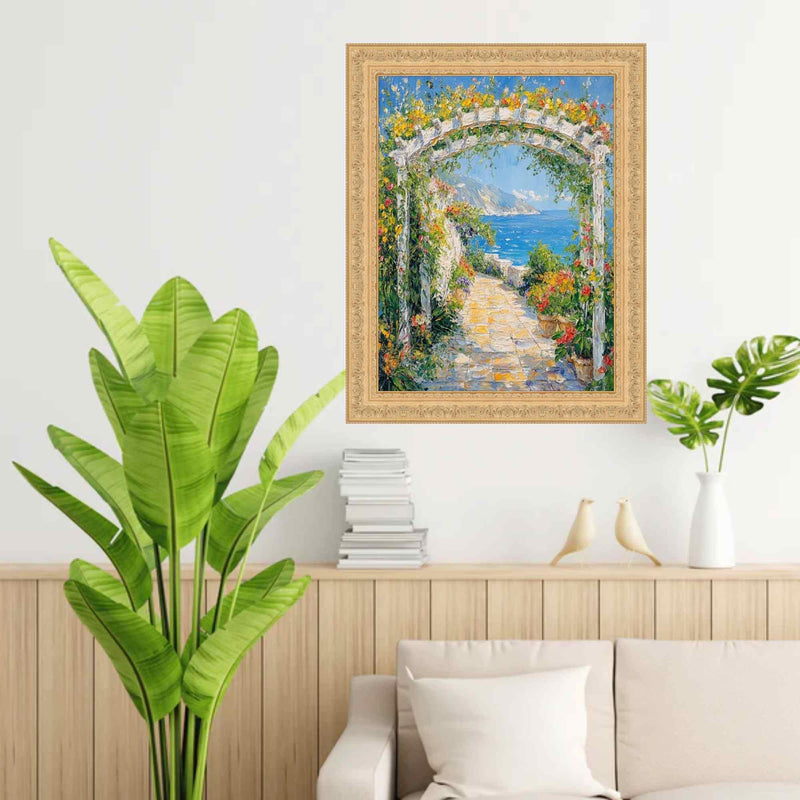 French Gold Leaf Ornate Picture Frame Home Office