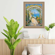 French Silver Leaf Ornate Picture Frame Home Office