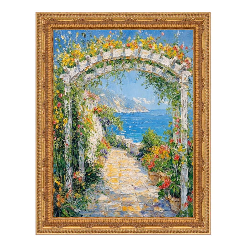 11x13 Frame Funky Birght Gold Leaf Gothic Picture Frame