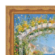 24x48 Frame Funky Birght Gold Leaf Gothic Picture Frame