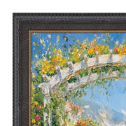 12x36 Frame Funky Gothic Black With Gold Picture Frame