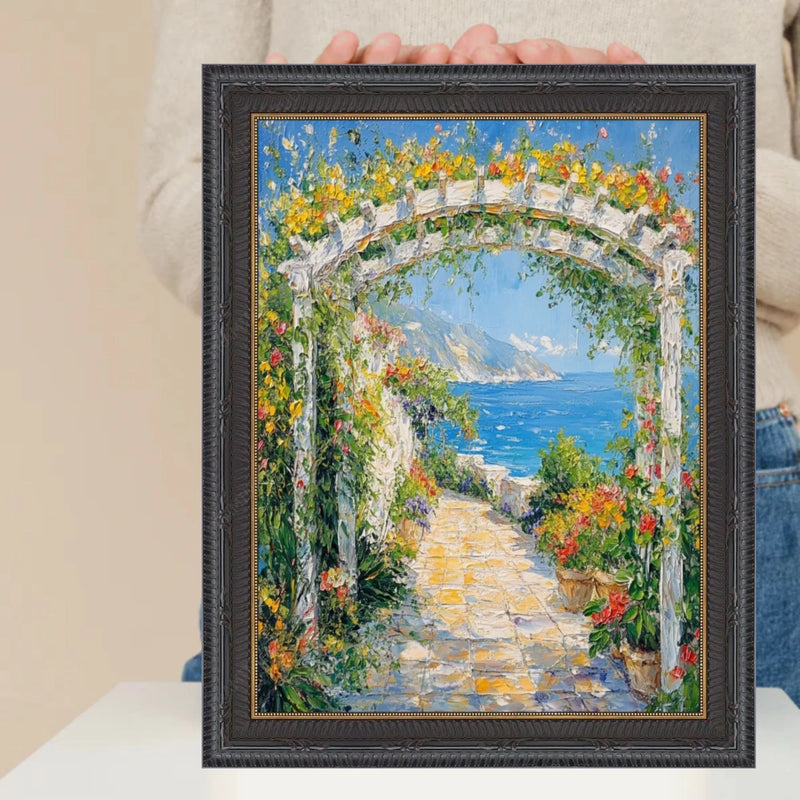 Funky Gothic Black With Gold Picture Frame Home Office