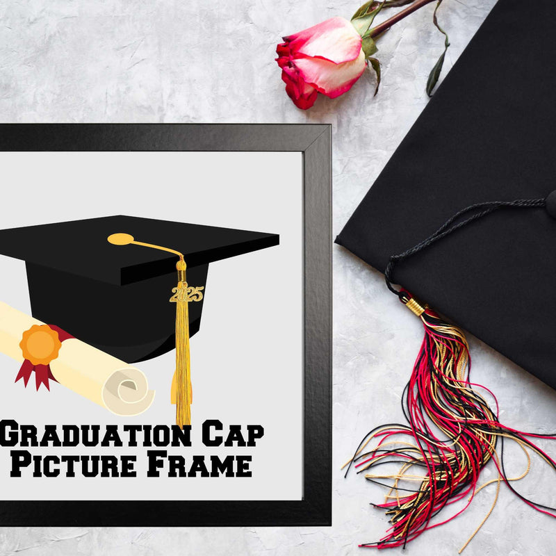 CUSTOM GRADUATION CAP DECORATION PICTURE FRAME desk
