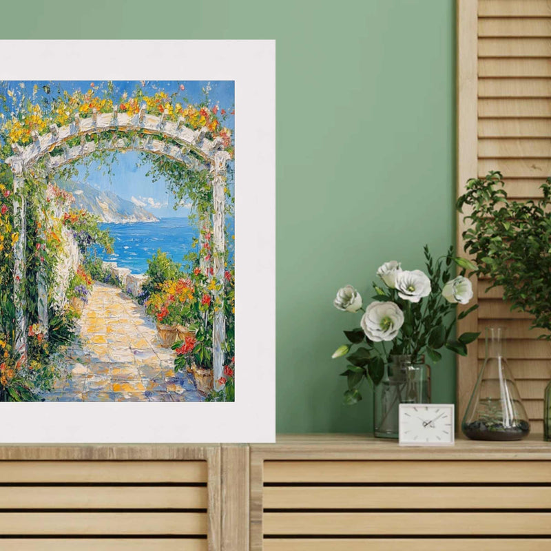 14x14 Frame Gallery Matte White Flat Picture Frame- Wide White Frame