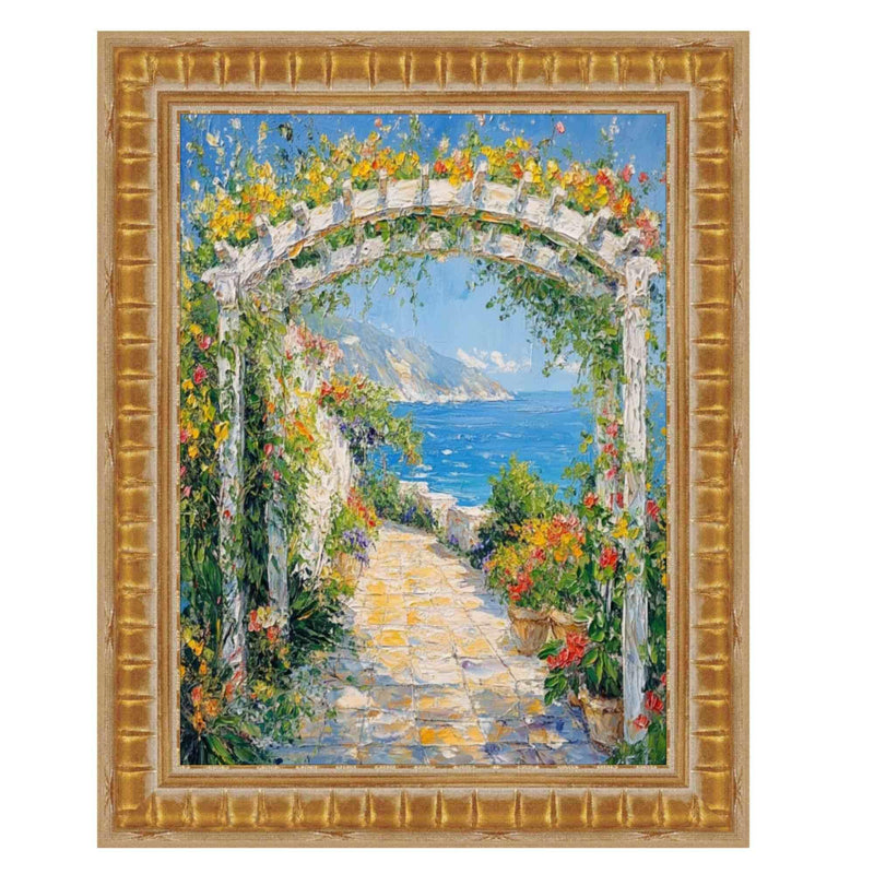 12x16 Frame Gladiator Gold Ribbed Picture Frame