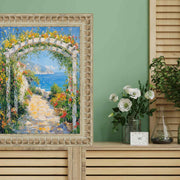 26x26 Frame Gladiator Silver Ribbed Picture Frame