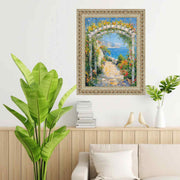 Gladiator Silver Ribbed Picture Frame Office Décor