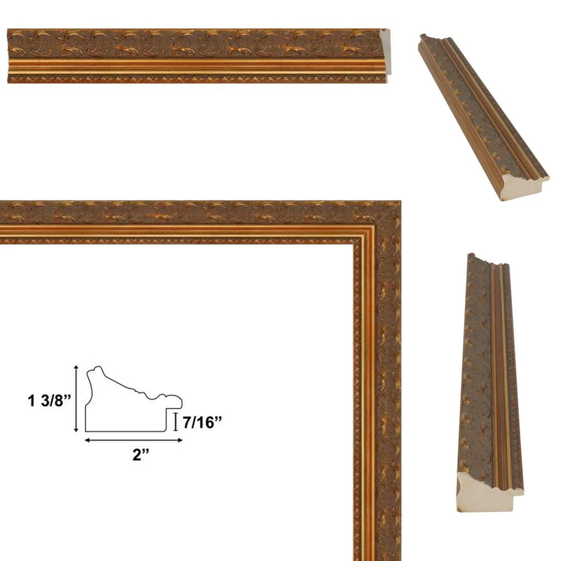 20x30 Frame Gold Baroque Ornate Picture Frame