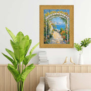 11x11 Frame Gold Leaf Scoop Victorian Picture Frame