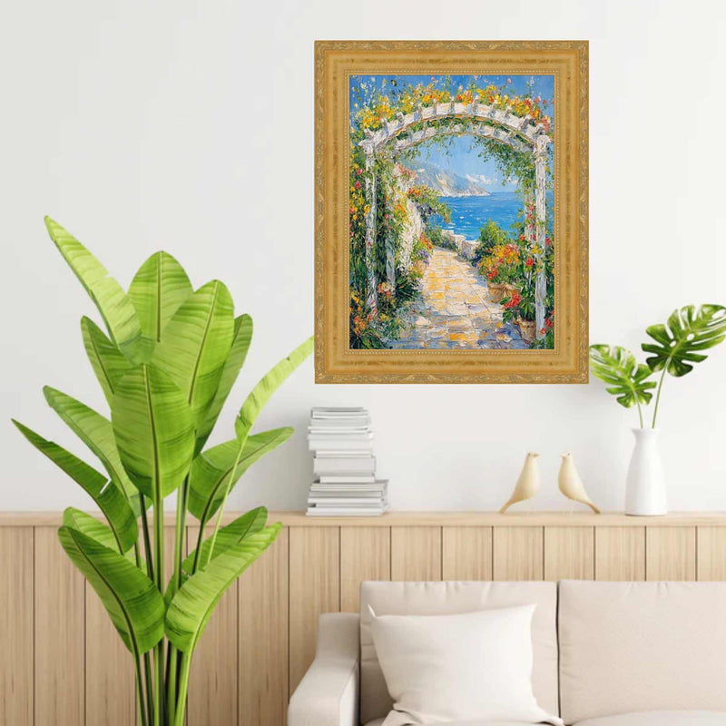 20x30 Frame Gold Leaf Scoop Victorian Picture Frame