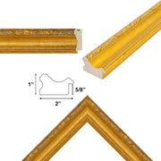 30x30 Frame Gold Leaf Scoop Victorian Picture Frame