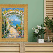 36x36 Frame Gold Leaf Scoop Victorian Picture Frame