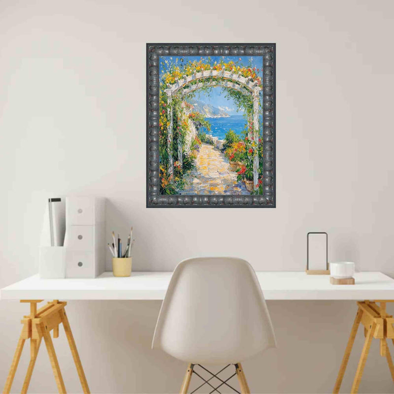 11x14 Frame Gotham Gothic Black Ornate Picture Frame